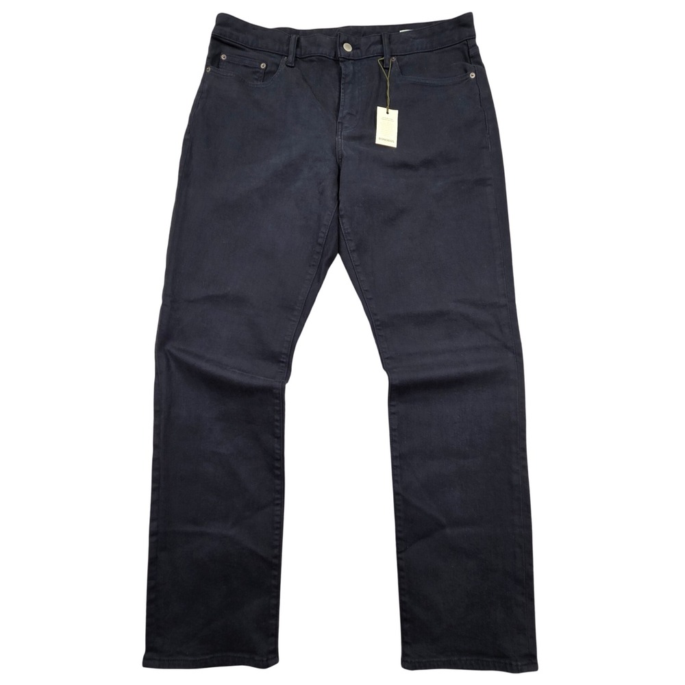 NWT Bonobos Mens Travel 5 Pocket Slim Fit Pants Dark Navy Mens 36x32
